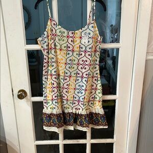 526.  Colorful Patterned Sleeveless Dress